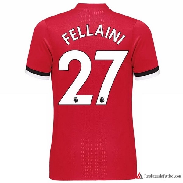 Camiseta Manchester United Primera equipación Fellaini 2017-2018